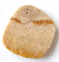Load image into Gallery viewer, Rare Desert Fossilized Coral 45mm Pendant Bead 9192Z - PremiumBead Alternate Image 2
