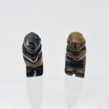 Load image into Gallery viewer, Tyrannosaurus Rex Tiger&#39;s Eye Dinosaur Figurine | 21x18x7.5mm | Golden Brown - PremiumBead Alternate Image 5
