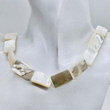 Load image into Gallery viewer, Premium Natural 21x14mm AAA Mother of Pearl Shell Bead Strand 103180
