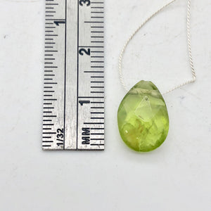 Peridot Faceted Briolette Bead | 5.4 cts | 13x9x5mm | Green | 1 bead | - PremiumBead Alternate Image 4