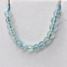 Load image into Gallery viewer, 15 Natural Aquamarine Round Beads | 4.5mm | 15 Beads | Blue | 6655B - PremiumBead Alternate Image 9
