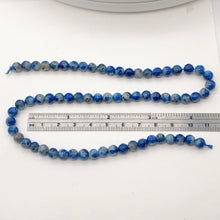 Load image into Gallery viewer, K-2 Round Stone or Raindrop Azurite | 6mm | Blue White Gold | 31 Bead(s)
