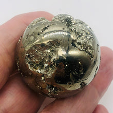 Load image into Gallery viewer, Pyrite Scry Crystal Round | Golden | 1 Sphere | 39mm | 118g |
