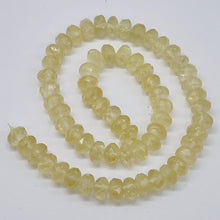 Load image into Gallery viewer, Rare Yellow Calcite Faceted Roundel Beads Strand | 10x5mm | 65 Beads |
