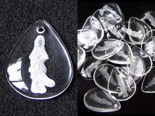 Load image into Gallery viewer, Hand Etched Quartz Quan Yin Goddess 24x18mm Pendant Bead 7987 - PremiumBead Primary Image 1
