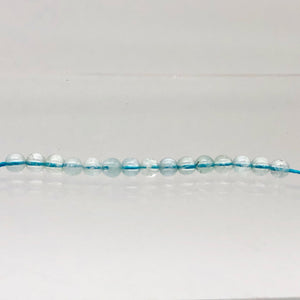 15 Natural Aquamarine Round Beads | 4.5mm | 15 Beads | Blue | 6655B - PremiumBead Alternate Image 3