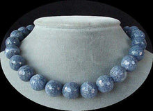 Load image into Gallery viewer, Faceted 14mm Blue Sponge Coral Beads 16&quot; Strand - PremiumBead Alternate Image 4
