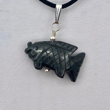 Load image into Gallery viewer, Hematite Koi Fish Pendant Necklace | Semi Precious Stone Jewelry|Silver Pendant - PremiumBead Alternate Image 5
