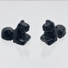 Load image into Gallery viewer, Black Stallion 2 Obsidian Horse Pony Beads - PremiumBead Primary Image 1
