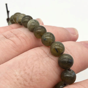 Shimmer Natural Labradorite Bead Stretchy Bracelet 8207 - PremiumBead Alternate Image 9