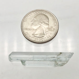 One Rare Natural Aquamarine Crystal | 37x8x6mm | 14.045cts | Sky blue | - PremiumBead Alternate Image 6