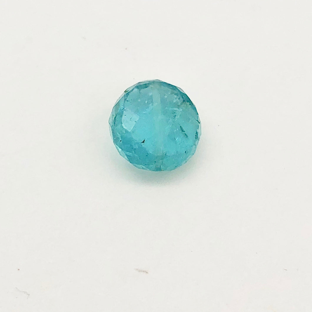 Fab 1 Aqua Green Apatite Faceted 6.5 to 7mm Coin Bead 3930B - PremiumBead Primary Image 1