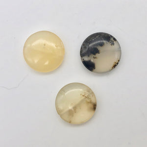 3 Golden Dendritic Opal 20mm Disc Beads 003192 - PremiumBead Alternate Image 3