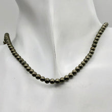 Load image into Gallery viewer, Pyrite Natural Round Bead Half Strand | 4mm | Silver | 50 Bead(s) |
