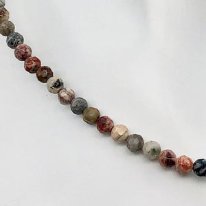 Wow! Faceted Silver Leaf Agate 4mm Bead Strand - PremiumBead Alternate Image 3