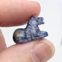 Load image into Gallery viewer, Trusty 2 Carved Sodalite Horse Pony Beads - PremiumBead Alternate Image 2
