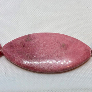 Hot Pink Rhodonite Marquis Pendant Bead Strand 108713 - PremiumBead Alternate Image 3