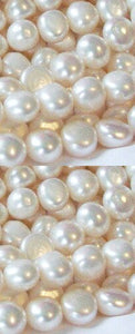 Snow White 12x11 to 9x9.5mm FW Pearls 16 inch Strand 3137 - PremiumBead Alternate Image 4