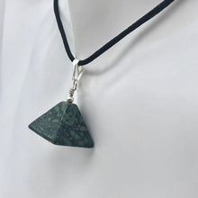 Load image into Gallery viewer, Contemplation! Kambaba Jasper Pyramid and Sterling Silver 1.13&quot; Long Pendant - PremiumBead Alternate Image 7
