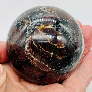 Garnet Scry Sphere Round | 3" | Red/Black | 1 Sphere |