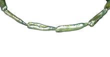 Load image into Gallery viewer, Fab 3 Biwa Style Pistachio Green FW Pearls 003920
