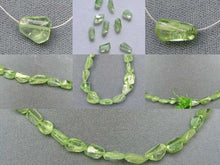 Load image into Gallery viewer, Designer Mint Green Peridot Nugget Bead Strand 101166 - PremiumBead Primary Image 1
