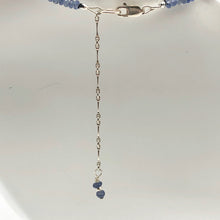 Load image into Gallery viewer, 41cts Genuine Untreated Blue Sapphire &amp; Sterling Silver Necklace 203285 - PremiumBead Alternate Image 2
