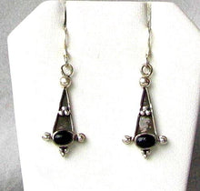 Load image into Gallery viewer, Stunning Oval Black Onyx 925 Sterling Silver Drop/Dangle Earrings W/Hook 4719 - PremiumBead Primary Image 1
