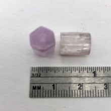 Load image into Gallery viewer, 1 Premium Pink Kunzite 8x12mm Hexagon Tube 394 - PremiumBead Alternate Image 7
