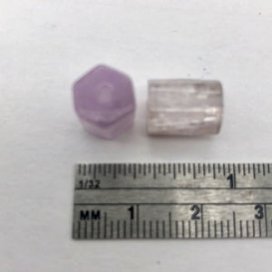 1 Premium Pink Kunzite 8x12mm Hexagon Tube 394 - PremiumBead Alternate Image 7