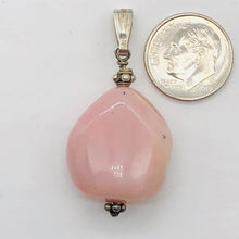 Load image into Gallery viewer, Peruvian Opal Sterling Silver Drop Pendant | 1 1/2&quot; Long | Pink | 1 Pendant |
