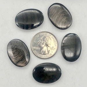 Hypersthene Sterling Silver Pendant |1 3/4 inch long | Silver-black | Oval | - PremiumBead Alternate Image 9