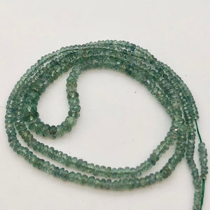 30 Carats Natural Untreated Cat's Eye Alexandrite Rondelle Bead Strand 110795 - PremiumBead Alternate Image 5