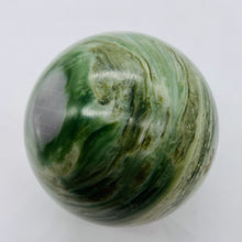 Load image into Gallery viewer, Serpentine Banded 329g Sphere | 2.5&quot; | Green White | 1 Sphere |
