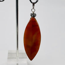Load image into Gallery viewer, Sardonyx Sterling Silver Marquis Briolette Pendant | 2 3/4&quot; Long | Red | 1 ea |
