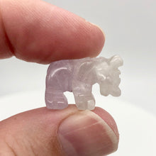 Load image into Gallery viewer, Wild Hand Carved Amethyst Elephant Beads | 22.5x21x10mm | Purple - PremiumBead Alternate Image 10
