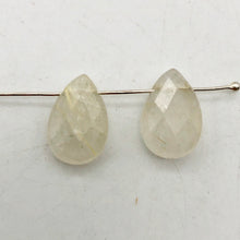 Load image into Gallery viewer, Shine! 6 Natural Faceted Rutilated Quartz Briolette Beads - PremiumBead Alternate Image 10
