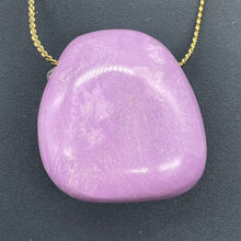 Load image into Gallery viewer, Phosphosiderite Free Form | 32x31x14 mm | Lavender | 1 Pendant Bead
