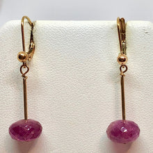 Load image into Gallery viewer, Rare Rubilite - Pink tourmaline &amp; 14K Earrings 306985 - PremiumBead Alternate Image 2
