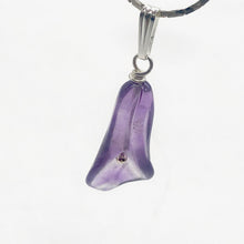 Load image into Gallery viewer, Amethyst Sterling Silver Flower Pendant | 1 1/4&quot; Long | Purple | 1 Pendant |
