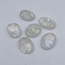 Load image into Gallery viewer, Moonstone Faceted Oval Beads | 12x8x5 to 10x8x5mm | Rainbow | 6 Bead |
