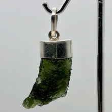Load image into Gallery viewer, Blue Green Moldavite Pendant 26x12x8mm | 1 1/2&quot; long

