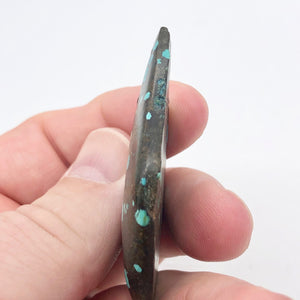 Speckled Turquoise Drop Pendant Bead | 59x36x7.5mm | Turquoise | 8658E - PremiumBead Alternate Image 6