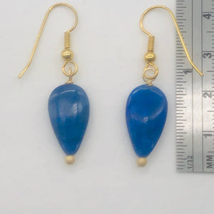 Lapis Lazuli and14K Gold Filled Earrings | 1 5/8" (Long) | Blue | 1 Pair |