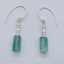 Load image into Gallery viewer, Fluorite Sterling Silver Drop/Dangle Earrings | 1 1/2&quot; Long | Blue | 1 Pair |
