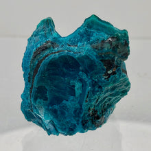 Load image into Gallery viewer, Chrysocolla Display Specimen - Beautiful Striations of Blue and Teal | 1.5x1.13x1.38&quot; |
