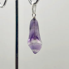Load image into Gallery viewer, Amethyst Sterling Silver Flower Pendant | 1 1/4&quot; Long | Purple | 1 Pendant |
