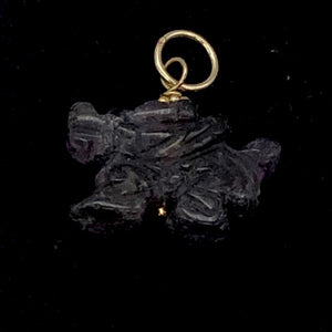 Amethyst Winged Dragon Pendant Necklace|SemiPrecious Stone Jewelry|14k Pendant