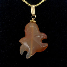 Load image into Gallery viewer, Cartoon Natural Red Carnelian Dangly Octopus 14K Gold Filled Pendant| 1 1/4 &quot; |
