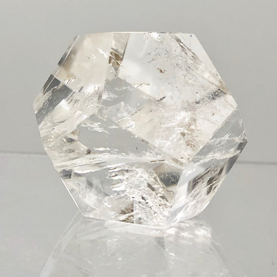 Quartz Crystal Dodecahedron Sacred Geometry Crystal |Healing Stone|40mm or 1.5